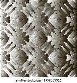 Pattern with a black-and-white gradient . Abstract metallic background