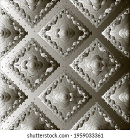 Pattern with a black-and-white gradient . Abstract metallic background