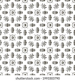 Pattern with a black-and-white gradient . Abstract metallic background
