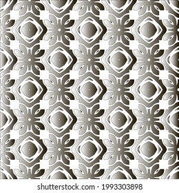 Pattern with a black-and-white gradient . Abstract metallic background