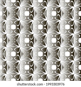 Pattern with a black-and-white gradient . Abstract metallic background