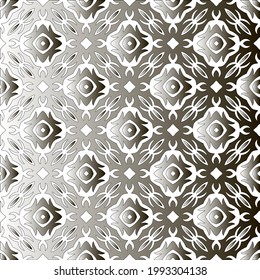 Pattern with a black-and-white gradient . Abstract metallic background