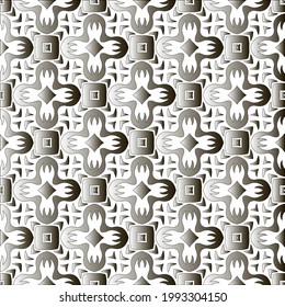 Pattern with a black-and-white gradient . Abstract metallic background