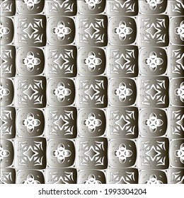 Pattern with a black-and-white gradient . Abstract metallic background