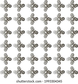 Muster mit schwarz-weißem Farbverlauf. Abstrakter metallischer Hintergrund