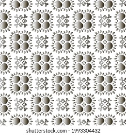 Pattern with a black-and-white gradient . Abstract metallic background
