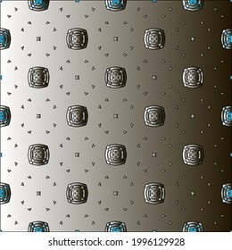 Muster mit schwarz-weißem Farbverlauf. Abstrakter metallischer Hintergrund