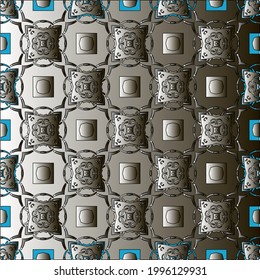Pattern with a black-and-white gradient . Abstract metallic background