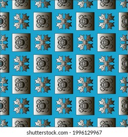 Pattern with a black-and-white gradient . Abstract metallic background