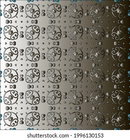 Pattern with a black-and-white gradient . Abstract metallic background