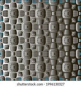 Pattern with a black-and-white gradient . Abstract metallic background