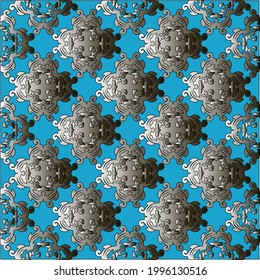 Pattern with a black-and-white gradient . Abstract metallic background