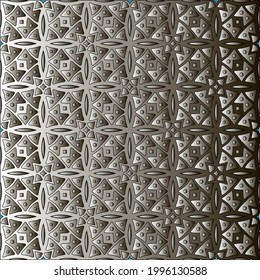 Pattern with a black-and-white gradient . Abstract metallic background