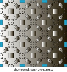 Pattern with a black-and-white gradient . Abstract metallic background