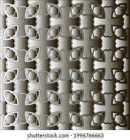 Pattern with a black-and-white gradient . Abstract metallic background