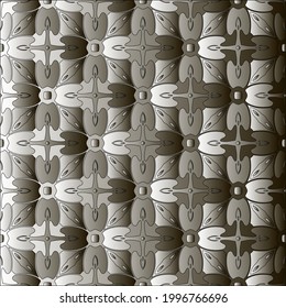 
Pattern with a black-and-white gradient . Abstract metallic background