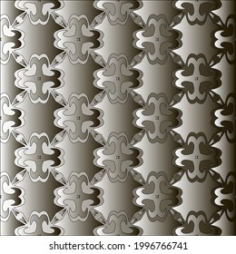 Pattern with a black-and-white gradient . Abstract metallic background