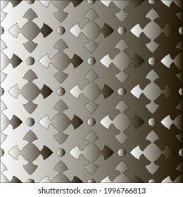 Pattern with a black-and-white gradient . Abstract metallic background