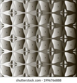 
Pattern with a black-and-white gradient . Abstract metallic background