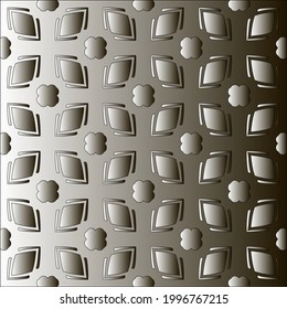 Pattern with a black-and-white gradient . Abstract metallic background
