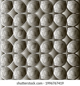 Pattern with a black-and-white gradient . Abstract metallic background