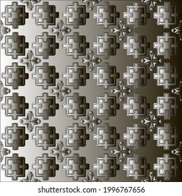 
Pattern with a black-and-white gradient . Abstract metallic background