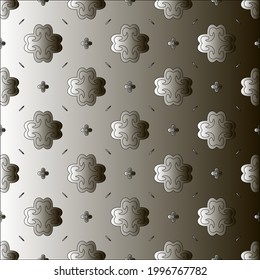 
Pattern with a black-and-white gradient . Abstract metallic background