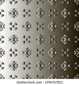 
Pattern with a black-and-white gradient . Abstract metallic background