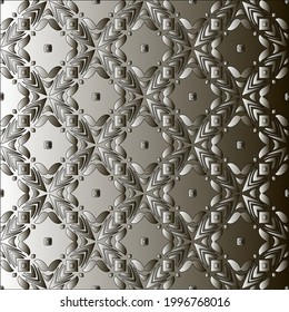 
Pattern with a black-and-white gradient . Abstract metallic background