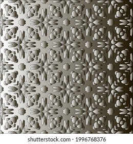 
Pattern with a black-and-white gradient . Abstract metallic background