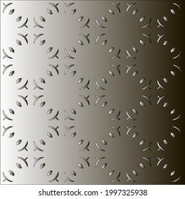 
Pattern with a black-and-white gradient . Abstract metallic background
