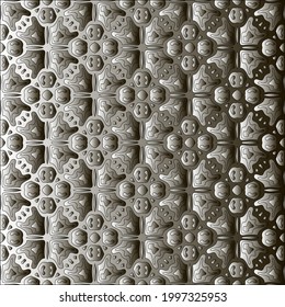 Pattern with a black-and-white gradient . Abstract metallic background