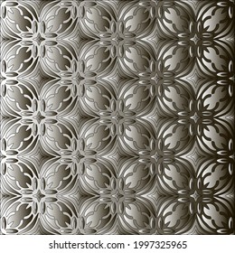 Pattern with a black-and-white gradient . Abstract metallic background