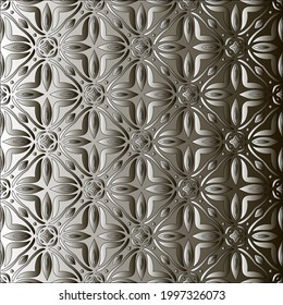 Pattern with a black-and-white gradient . Abstract metallic background