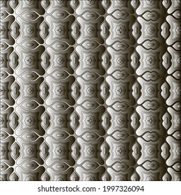 Pattern with a black-and-white gradient . Abstract metallic background