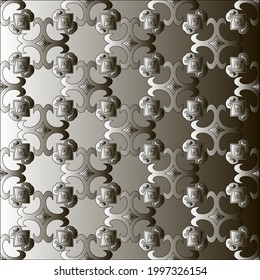 
Pattern with a black-and-white gradient . Abstract metallic background