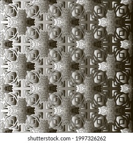 Pattern with a black-and-white gradient . Abstract metallic background