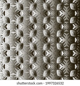 
Pattern with a black-and-white gradient . Abstract metallic background