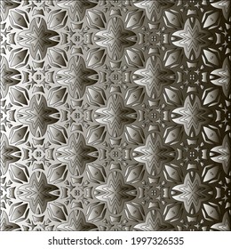 Pattern with a black-and-white gradient . Abstract metallic background