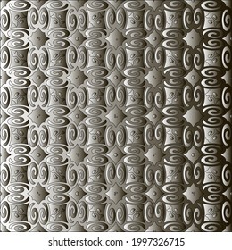 Pattern with a black-and-white gradient . Abstract metallic background