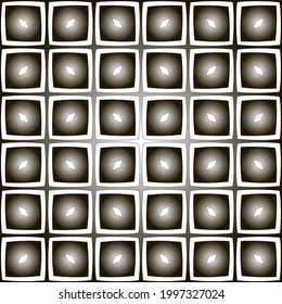 Muster mit schwarz-weißem Farbverlauf. Abstrakter metallischer Hintergrund