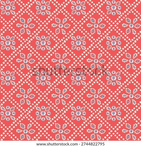 Pattern and block print Pattern and batik print Background digital printing textile pattern
