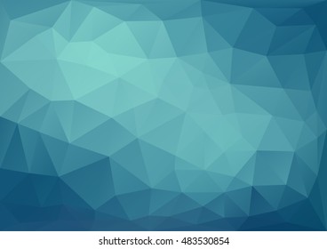 Pattern blue color geometric style.