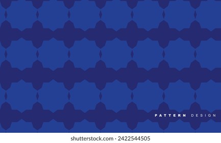 pattern blue with creative shape line on blue 