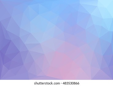 Pattern blue Pastel color geometric style.
