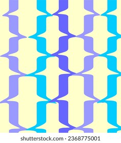azul púrpura azul patrón sobre fondo amarillo