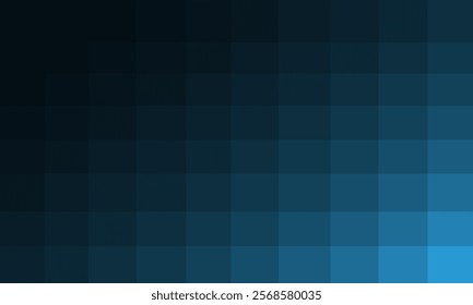 a pattern of blue squares that get lighter as they go from left to right and top to bottom