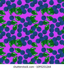pattern blueberries design
