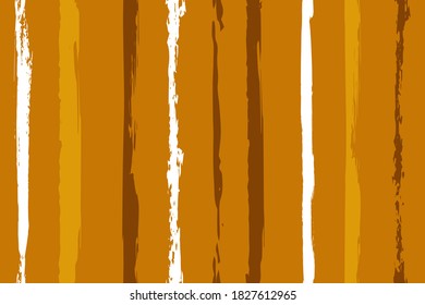 pattern in boho style in natural shades for clothing and surface design with irregular vertical stripes hand drawn with orange, red, ocher, brown colors