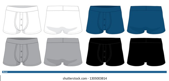 Pattern Boxer Vector